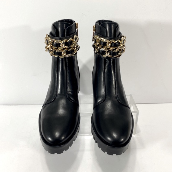 NEW KARL LAGERFELD PARIS PALMER COMBAT BOOT - Picture 10 of 11